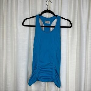 Athleta blue razor back tank top